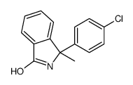 3-(4-chlorophenyl)-3-methyl-2H-isoindol-1-one结构式