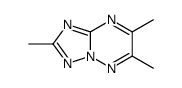 2,6,7-trimethyl-[1,2,4]triazolo[1,5-b][1,2,4]triazine结构式