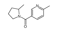 (6-methylpyridin-3-yl)-(2-methylpyrrolidin-1-yl)methanone Structure