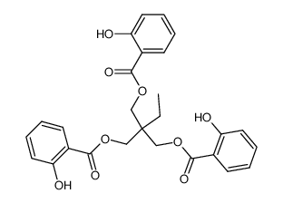 Trimethylolpropane trisalicylate structure