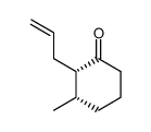 cis-3-Methyl-2-(2-propenyl)cyclohexanone结构式