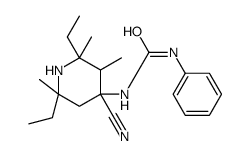 1-(4-cyano-2,6-diethyl-2,3,6-trimethylpiperidin-4-yl)-3-phenylurea Structure