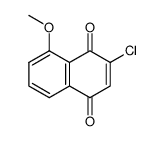 3-chloro-5-methoxy-1,4-naphthoquinone Structure