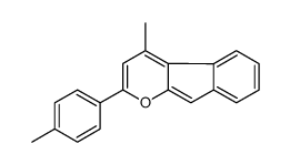 4-methyl-2-(4-methylphenyl)indeno[2,1-b]pyran结构式