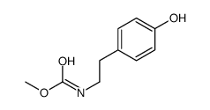 methyl N-[2-(4-hydroxyphenyl)ethyl]carbamate结构式
