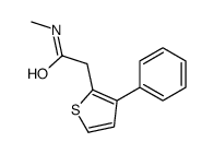 N-methyl-2-(3-phenylthiophen-2-yl)acetamide Structure