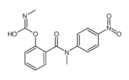 [2-[methyl-(4-nitrophenyl)carbamoyl]phenyl] N-methylcarbamate结构式