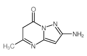 2-Imino-5-methyl-2,6-dihydropyrazolo(1,5-a)pyrimidin-7(1H)-one结构式