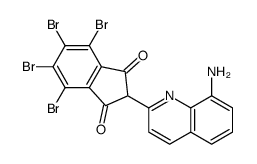 2-(8-aminoquinolin-2-yl)-4,5,6,7-tetrabromoindene-1,3-dione Structure
