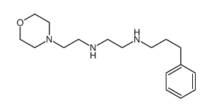 N'-(2-morpholin-4-ylethyl)-N-(3-phenylpropyl)ethane-1,2-diamine结构式