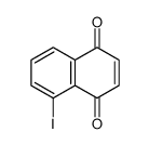 5-iodonaphthalene-1,4-dione Structure