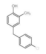 4-[(4-chlorophenyl)methyl]-2-methyl-phenol Structure