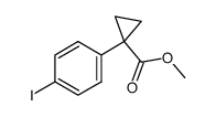 Methyl 1-(4-iodophenyl)cyclopropanecarboxylate Structure