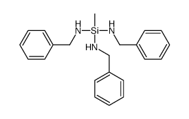 N-[bis(benzylamino)-methylsilyl]-1-phenylmethanamine结构式