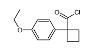 1-(4-ethoxyphenyl)cyclobutane-1-carbonyl chloride Structure