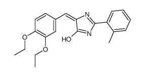 4H-Imidazol-4-one,5-[(3,4-diethoxyphenyl)methylene]-1,5-dihydro-2-(2-methylphenyl)- (9CI) picture