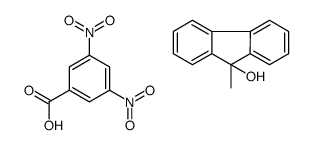 3,5-dinitrobenzoic acid,9-methylfluoren-9-ol结构式