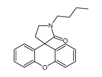 1-butylspiro[pyrrolidine-3,9'-xanthene]-2-one Structure