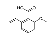 2-(2-iodoethenyl)-6-methoxybenzoic acid结构式