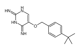 5-[(4-tert-butylphenyl)methoxy]pyrimidine-2,4-diamine Structure