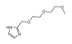 2-[2-(2-methoxyethoxy)ethoxymethyl]-1H-imidazole结构式