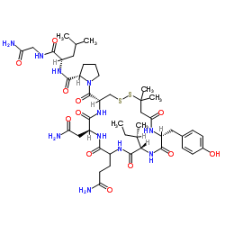 oxytocin, 1-deaminopenicillamine-结构式