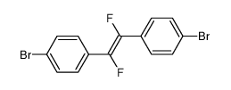 (E)-1,1'-(1,2-difluoro-1,2-ethenediyl)bis(4-bromobenzene) Structure