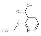 2-(ethylamino)-3-pyridine carboxylic acid structure