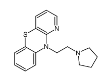 10-[2-(1-Pyrrolidinyl)ethyl]-10H-pyrido[3,2-b][1,4]benzothiazine结构式