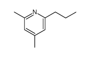 2-propyl-4,6-dimethylpyridine结构式