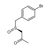 1-[(S)-(4-bromophenyl)methylsulfinyl]propan-2-one Structure