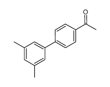 4-acetyl-3',5'-dimethyl-1,1'-biphenyl结构式
