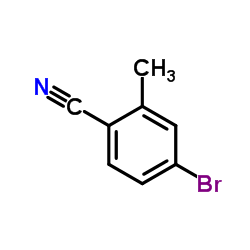 4-溴-2-甲基苯甲腈结构式