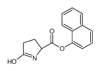 1-naphthyl 5-oxo-L-prolinate structure