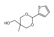 (5-methyl-2-thiophen-2-yl-1,3-dioxan-5-yl)methanol结构式