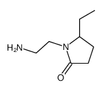 1-(2-aminoethyl)-5-ethylpyrrolidin-2-one Structure