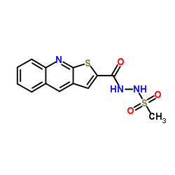 N'-(Methylsulfonyl)thieno[2,3-b]quinoline-2-carbohydrazide Structure