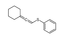 2-cyclohexylideneethenylsulfanylbenzene Structure