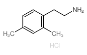 Benzeneethanamine,2,4-dimethyl-, hydrochloride (1:1)结构式