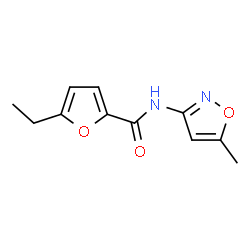 2-Furancarboxamide,5-ethyl-N-(5-methyl-3-isoxazolyl)-(9CI) structure
