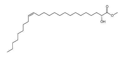 (2R,15Z)-2-hydroxytetracos-15-enoic acid methyl ester Structure