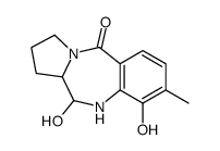 4,6-dihydroxy-3-methyl-5,6,6a,7,8,9-hexahydropyrrolo[2,1-c][1,4]benzodiazepin-11-one Structure