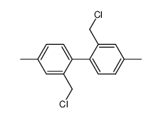 2.2'-Bis(chlormethyl)-4.4'-dimethylbiphenyl Structure