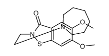 2-[2-(3-azabicyclo[3.2.2]nonan-3-yl)ethyl]-5,6-dimethoxy-1,2-benzothiazol-3-one Structure
