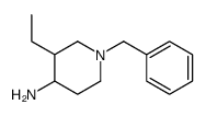4-Piperidinamine,3-ethyl-1-(phenylmethyl)-(9CI)结构式