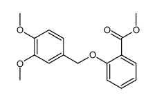 Methyl 2-[(3,4-Dimethoxyphenyl)methoxy]benzoate Structure