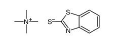 1,3-benzothiazole-2-thiolate,tetramethylazanium Structure