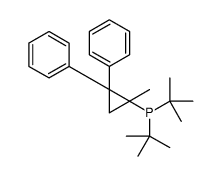 (1-甲基-2,2-二苯基环丙基)二叔丁基膦结构式