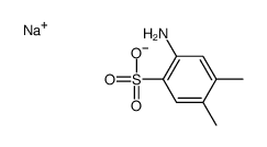 sodium 4-amino-o-xylene-5-sulphonate结构式