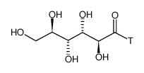 mannose, d-, [1-3h]结构式